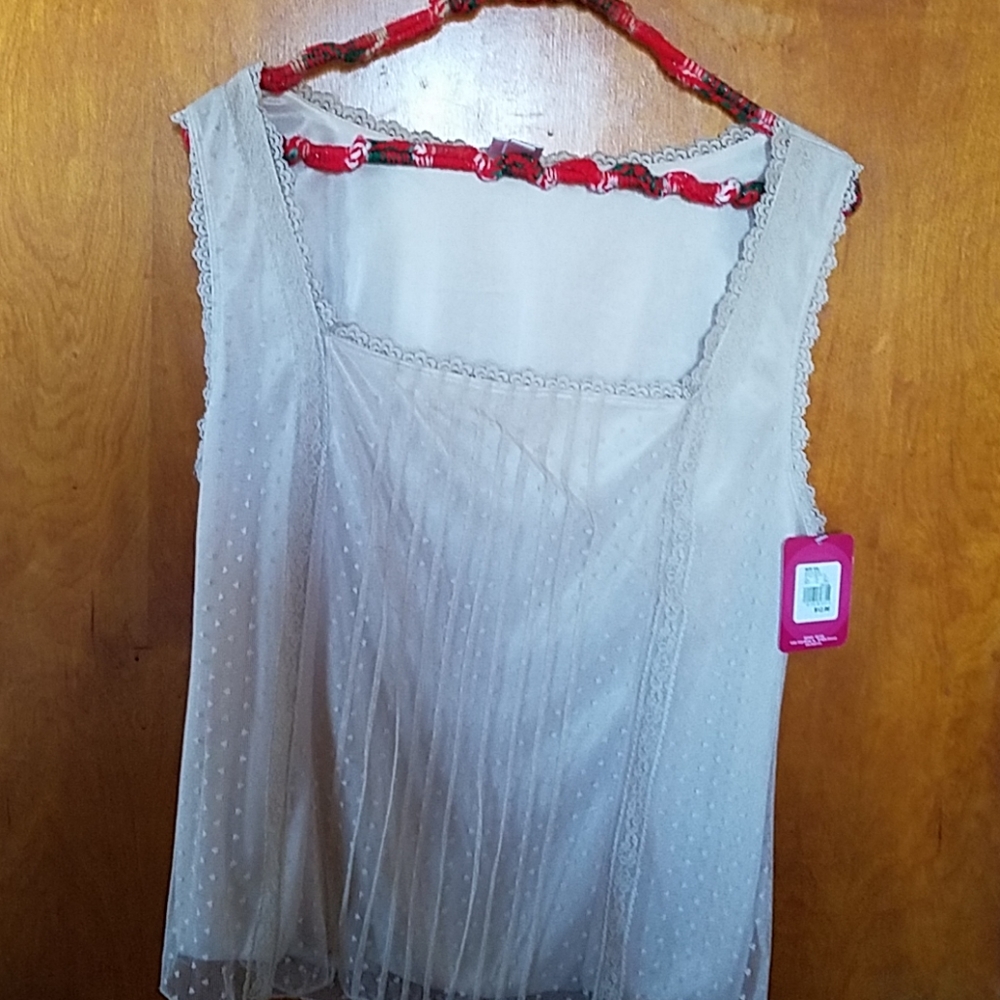 Delicate Nude feminine shell/blouse